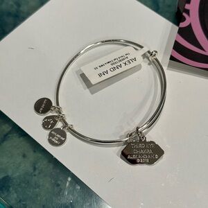 Alex and Ani Silver Third Eye Chakra Bracelet